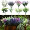 19-Bunch Artificial Outdoor Plants – UV-Resistant Fake Lavender Flowers and Greenery Shrubs for Garden, Patio, Porch, and Yard Decor